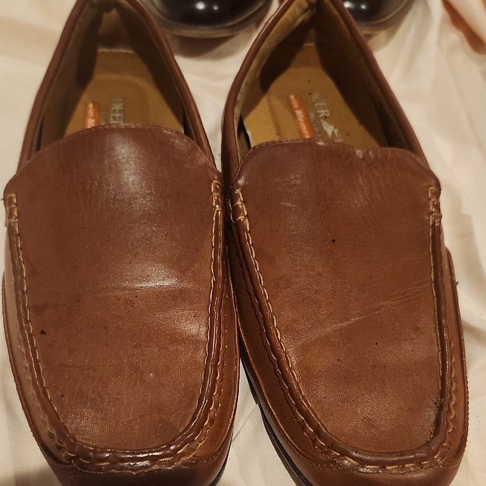 Men's Brown Leather Loafers